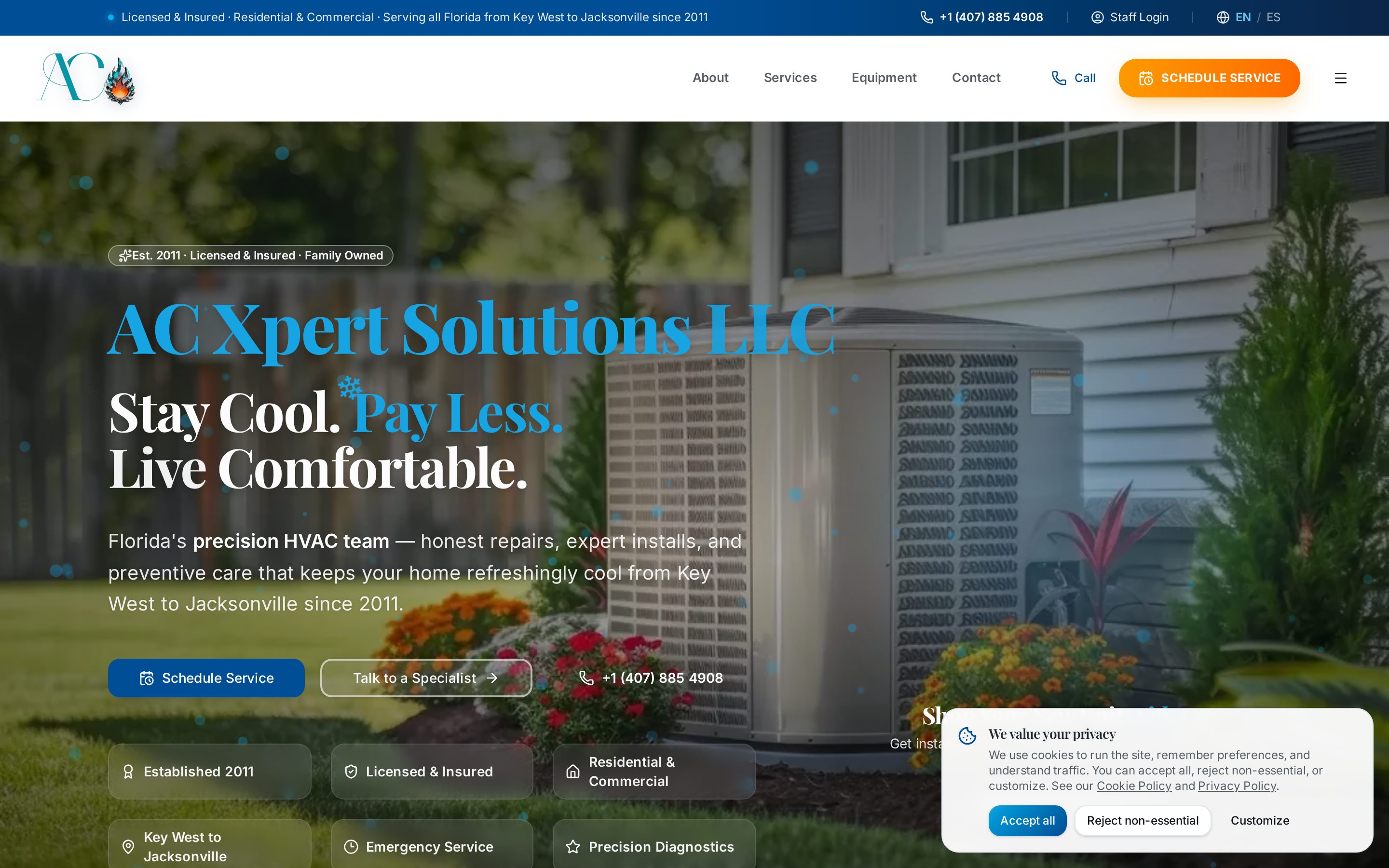 ACXpert Solutions website